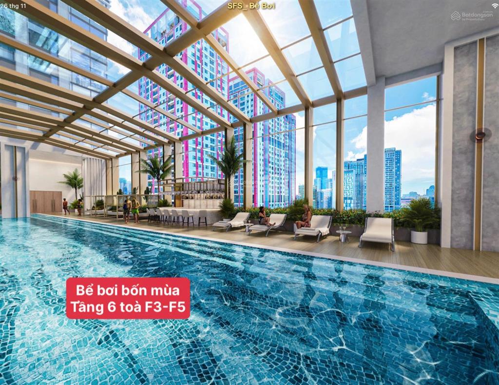 Căn 3pn tòa f5, diện tích 117m2, giá 15,2 tỷ, ban công hướng nam, view thành phố toà sun feliza