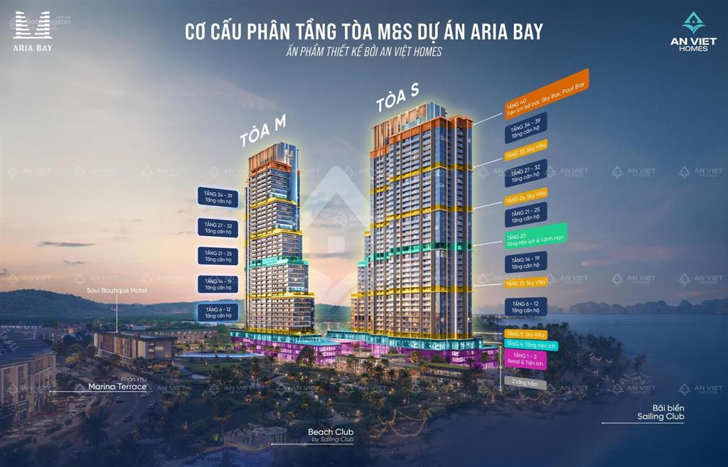 Dự án căn hộ hạng sang aria bay hạ long, đã có giá chính thức.  ngay 0989 630 *** để chọn căn