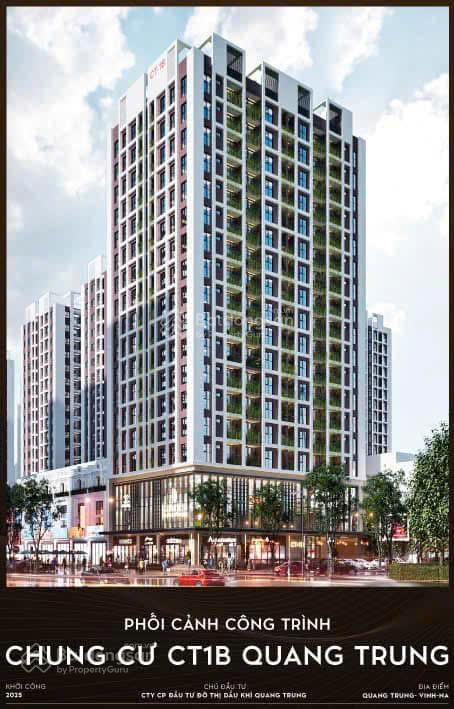 Bán căn chung cư dầu khí đường quang trung ct1b, chỉ từ 39 triệu/m2. 0911 166 ***
