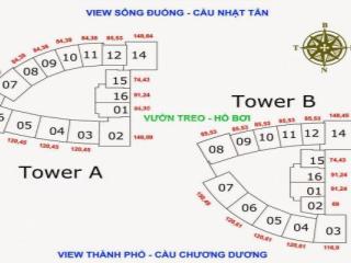 Chủ gửi bán căn hộ 2pn,2wc full đồ đẹp giá rẻ nhất mipec long biên