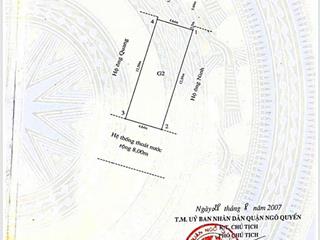 Nhà mặt đường lê thánh tông ngay dự án noxh 384 lê thánh tông vị trí đón dẫn lên cầu hg