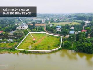 Chính chủ gửi bán siêu phẩm bám hồ hòa trúc, hòa thạch quốc oai hn dt 3500m2