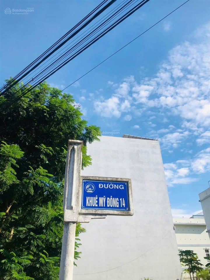 Đất vàng khuê mỹ đông 14, 102m² mặt tiền rộng, đối thích hợp xây ks, căn hộ, giá 14.4 tỷ