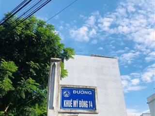 Đất vàng khuê mỹ đông 14, 102m² mặt tiền rộng, đối thích hợp xây ks, căn hộ, giá 14.4 tỷ