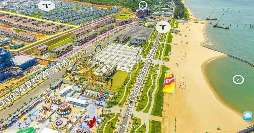 Mặt tiền lạc long quân gần đường xuống biển, novaworld giá tốt