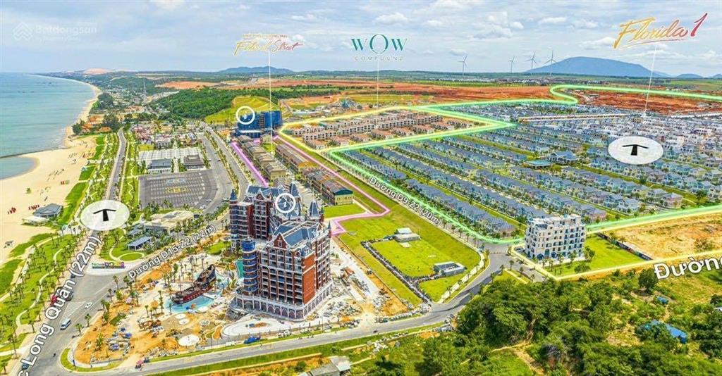 Mặt tiền lạc long quân sát shophouse nova và bãi tắm công viên biển, giá siêu tốt đầu tư
