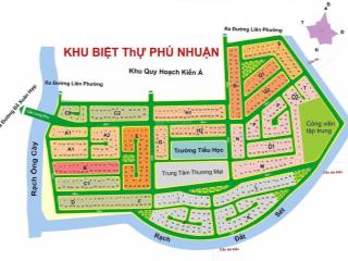 Bán nền biệt thự góc 2mt đường (lg 20m) đối diện tttm, dt 277.5m2 (15x20) giá 120 tr/m2 tl