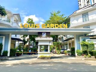 Bán biệt thự đơn lập dự án louis garden (kdc khang an) dt 225.3m2 (11.2m x 20m) nhà 3 lầu, áp mái