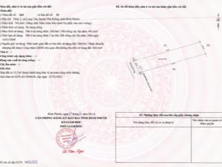 Bán đất tại long tân, phú riềng, bình phước, giá siêu hời 500 triệu, 550 m2