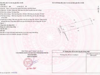 Bán gấp đất nền long tân, 350 triệu, 275m2, phú riềng, bình phước