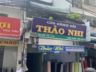 Cần bán gấp nhà mặt tiền tân tiến  chợ vải tân bình  4x27m thổ cư hẻm sau 3m, có lộc kinh doanh