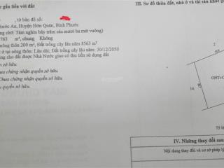 Cơ hội vàng bán 1,8ha đất vườn cao su mặt tiền 93m phước an, tân quan, bình phước. sổ đỏ