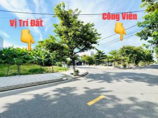 Chào bán lô góc 2 mặt tiền đường 7m5  view công viên  sát trường học  thông võ chí công 120m