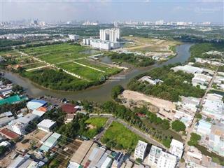 Bán lô đất quốc lộ 50 đường bờ bao, xã phong phú, bình chánh  xây dựng tự do  sổ đỏ cn, 4,7 tỷ