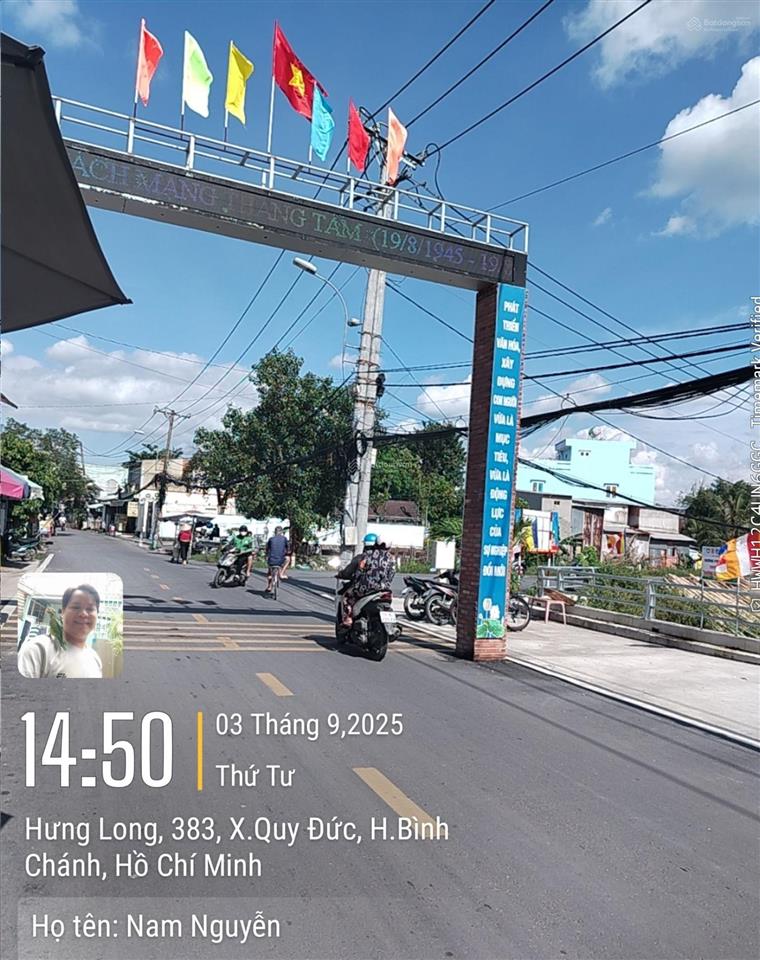 Bán đất nền tại hưng long quy đức, 3,16 tỷ, 113m2, đẹp, nhiều tiện ích