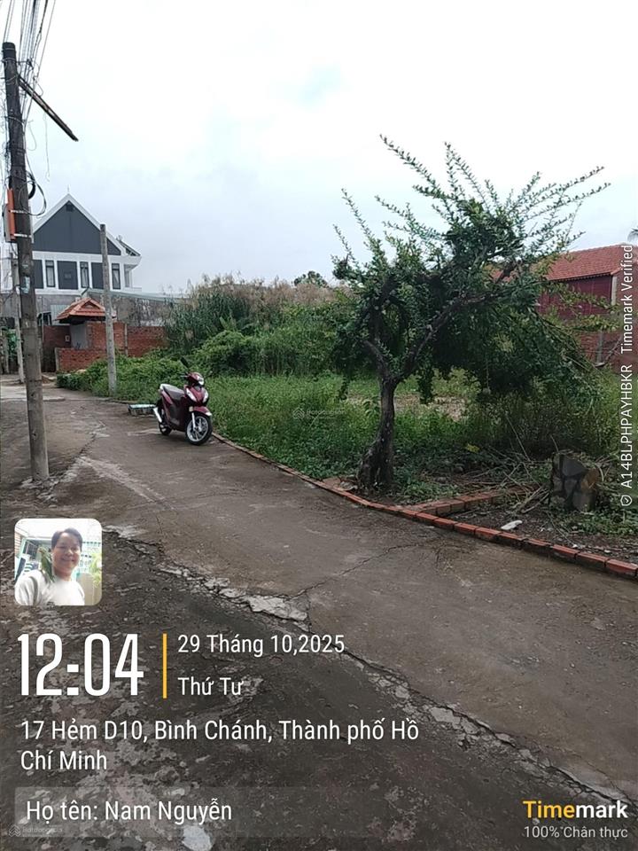 Bán đất / đường trịnh như khuê gần chợ bình chánh, tp hồ chí minh