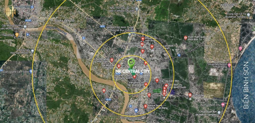 Mk central citygiỏ hàng các căn độc quyền đẹp nhất  đất ở đô thị trung tâm thành phố phan rang