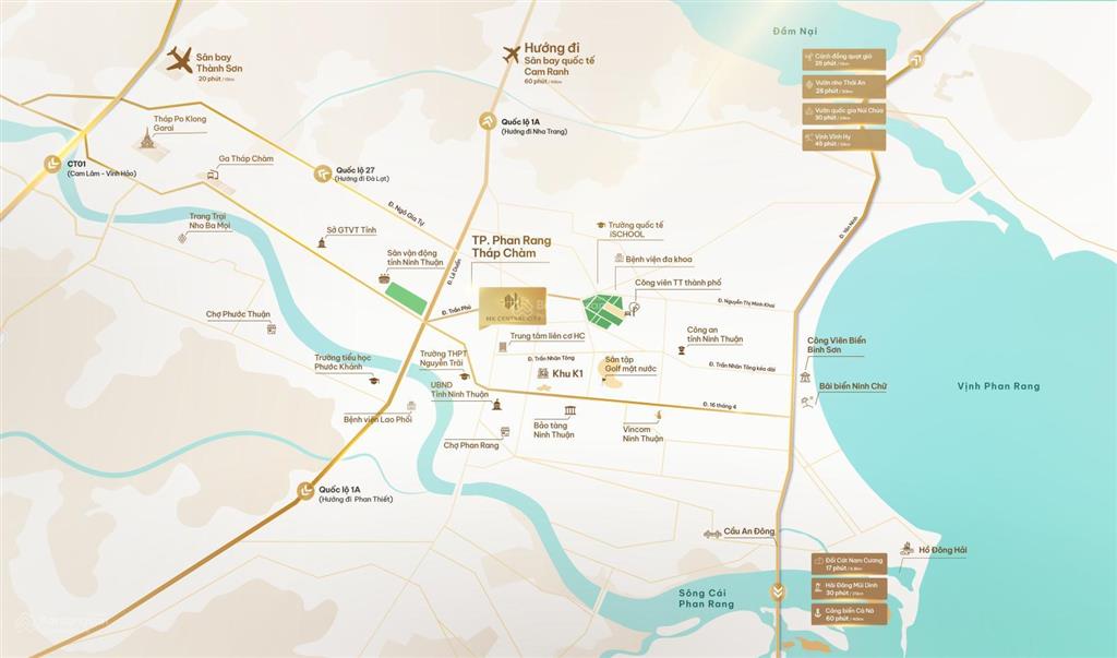 Đất nền trung tâm tp phan rang gần biển sổ đỏ riêng giá tốt vay 0% lãi suất