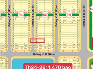 Mega city 2  nhơn trạch bán lô sát cổng chính  th2426, 100m2 giá 1ty470 bao phí, đồng nai
