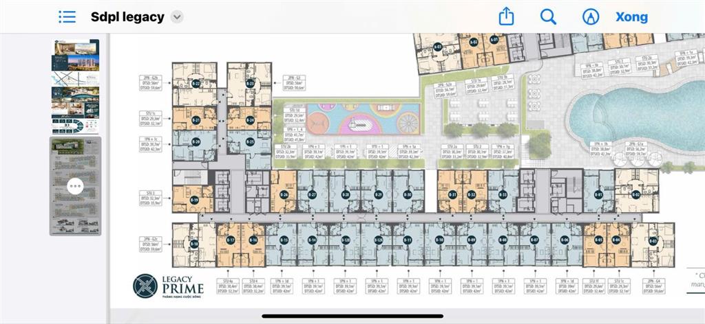 Căn hộ legacy central  bán căn góc 2pn, 2wc  60m2  b2318 giá 1tỷ8, thuận giao, hcm