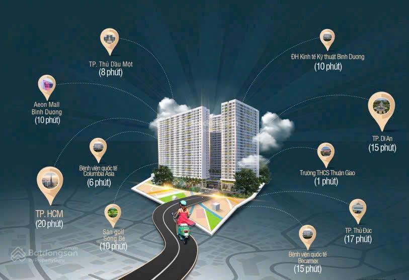 Căn hộ legacy central  bán căn góc 2pn, 2wc  60m2  b2318 giá 1tỷ8, thuận giao, hcm