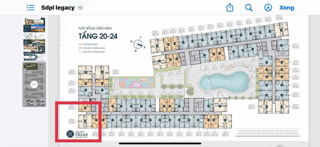 Căn hộ legacy central  bán căn góc 2pn, 2wc  60m2  b2318 giá 1tỷ8, thuận giao, hcm