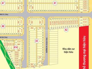 Bến cát center city 2  bán lô a3  32, 102m2(6*17) giá 1tỷ1, cách chợ bến cát chỉ 1,5km,bình dương
