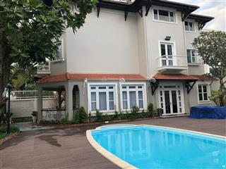 Hot! hiếm bán biệt thự hồ bơi, 550 m2  chỉ 92 tỷ  đường sử hy nhan, thạnh mỹ lợi