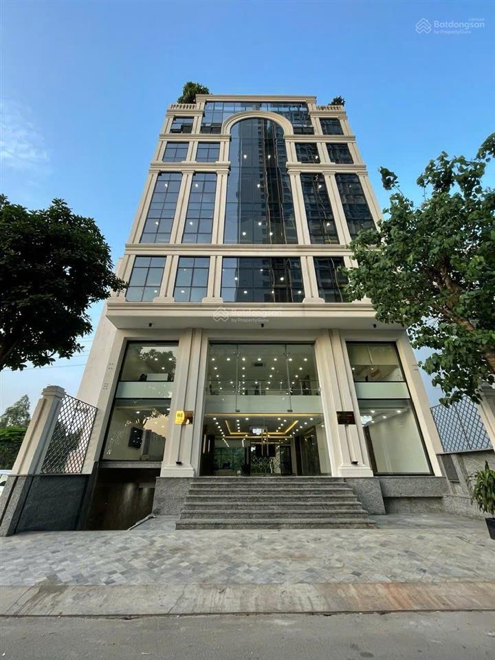 Building 1 hầm 7 lầu, mặt tiền 14m, 1450 m2 sàn, cho thuê 260tr/ tháng