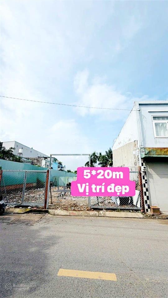 Đất mặt tiền thạnh lộc 41, 6,5 tỷ, 100m2, pháp lý đầy đủ, hướng đông bắc