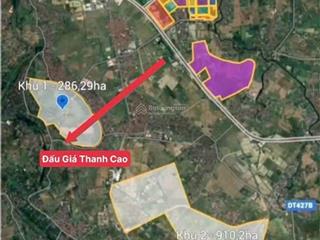 Bán đất đấu giá thanh cao thanh oai hà nội hơn 5 tỷ kinh doanh mọi mặt hàng