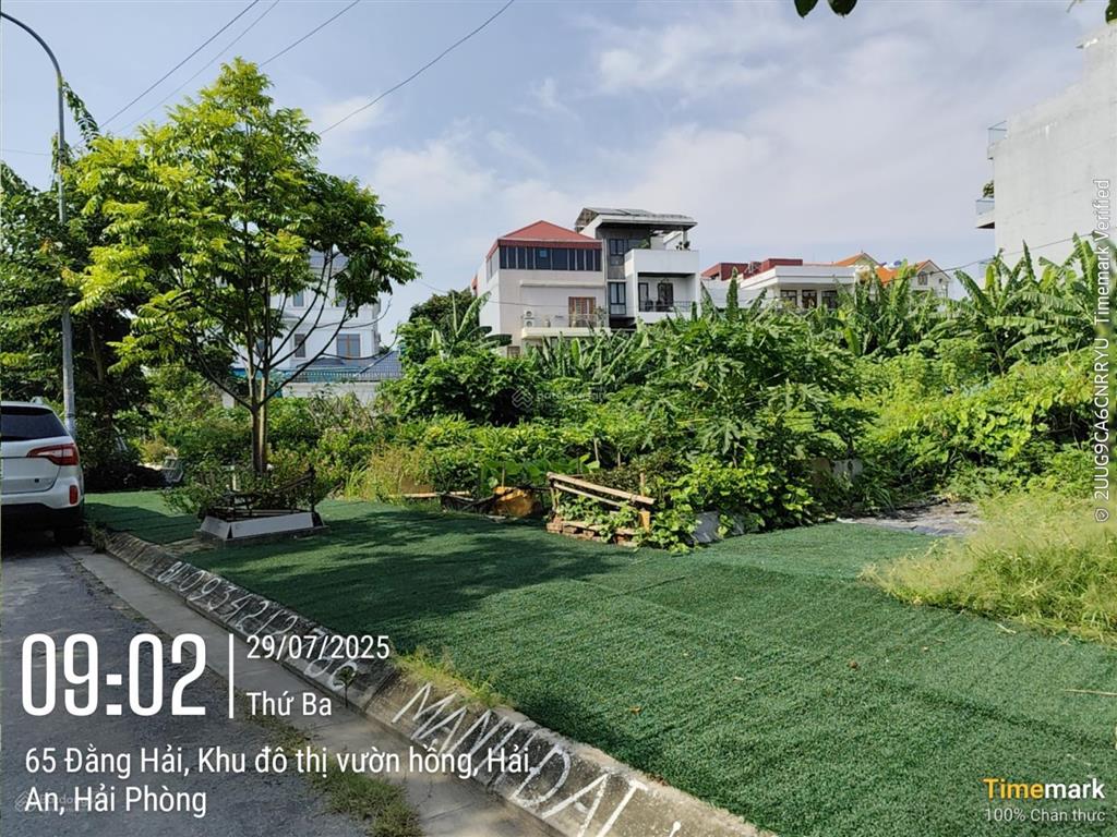 Bán đất khu biệt thự vườn hồng. dt 150m2 ngang 7,5m. giá 62.5 triệu/m2