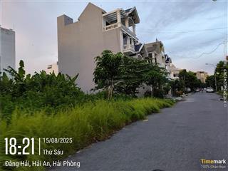 Bán đất lô góc 2 mặt tiền tại khu đô thị vườn hồng  quận hải an. giá 58 triệu/m2 (có thỏa thuận)