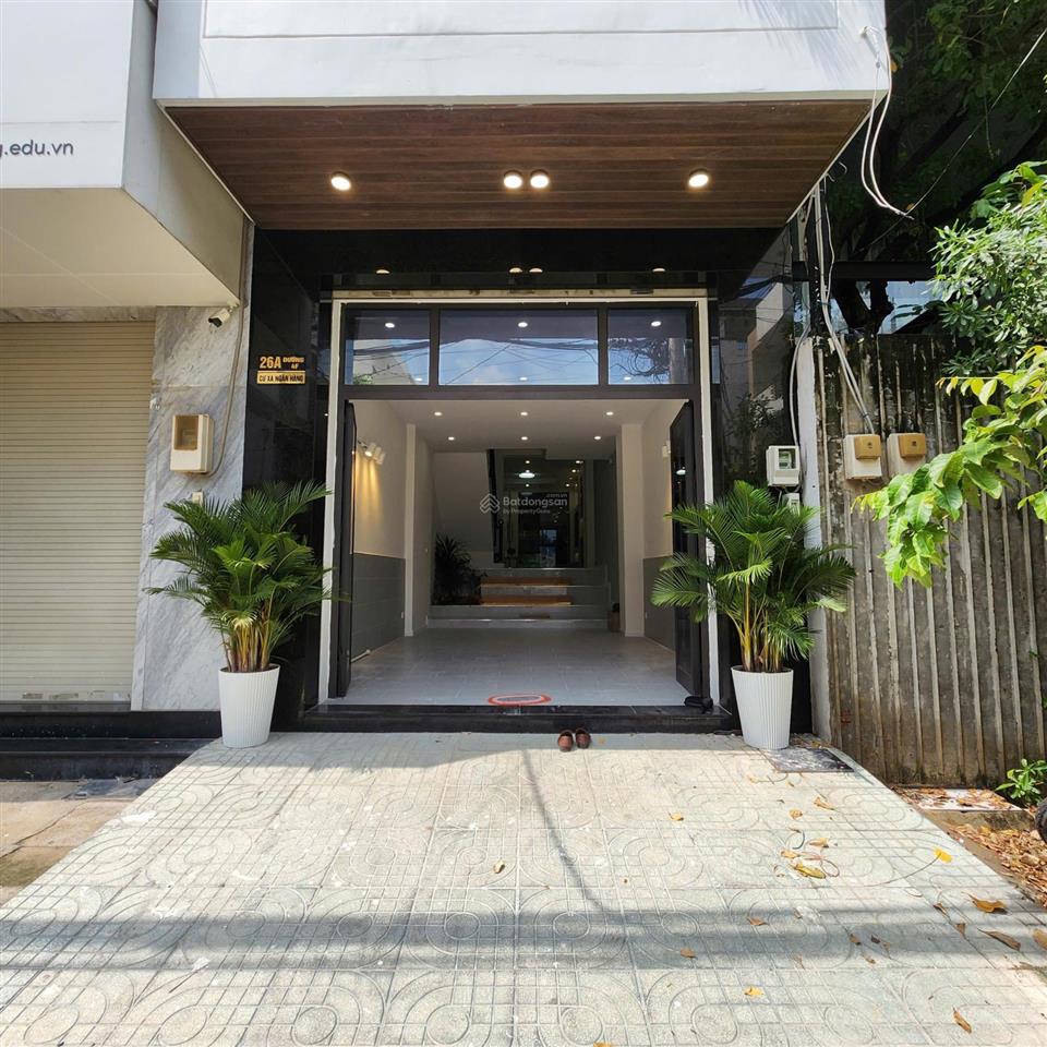 Bán nhà mặt tiền cư xá ngân hàng quận 7, đường 4f 4x19m, nhà mới xây 4 tầng, sổ hồng riêng