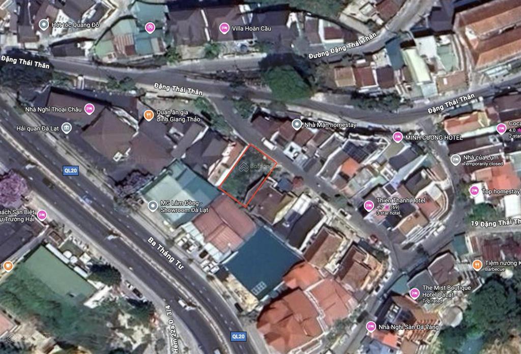 Bán đất biệt thự tại đặng thái thân, 24 tỷ, 250m2, mặt tiền 14m, pháp lý đầy đủ