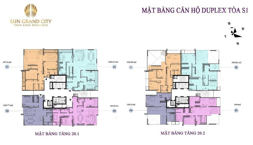 Bql dự án sun grand city chuyển nhượng 3 pn giá tốt