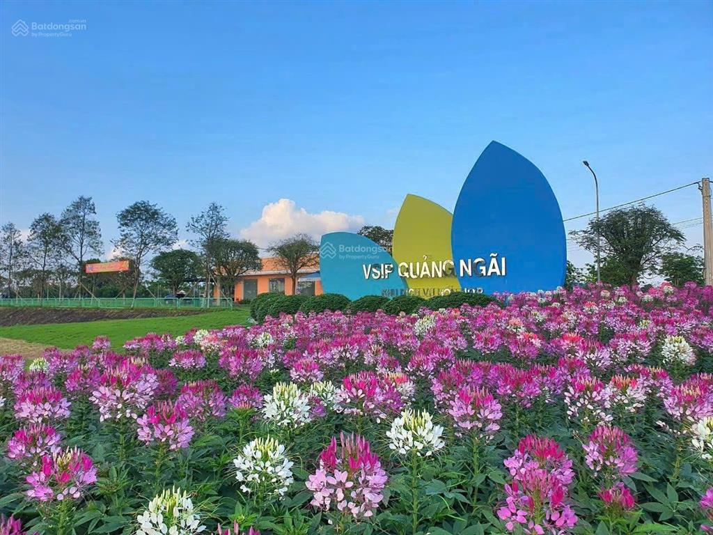 Cực hiếm, 02 lô liền kề trục chính cổng vào khu dvhh vsip quảng ngãi, 264m2, thuận tiện kinh doanh