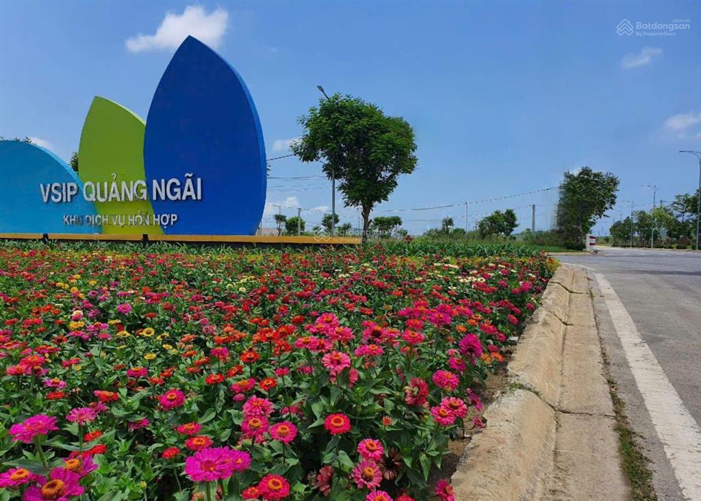 01 lô giá tốt. 9.3 tr/m2, vị trí đẹp tại khu dvhh vsip quảng ngãi, shr, hỗ trợ ngân hàng
