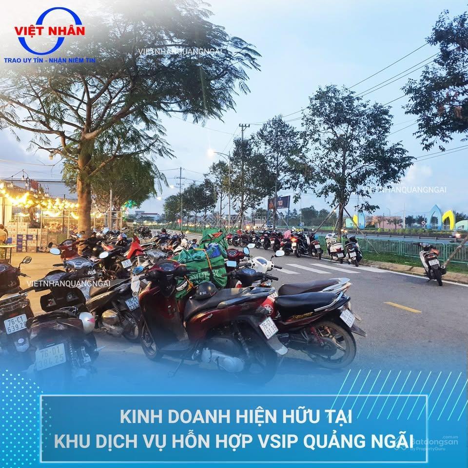 Lô đất trục kinh doanh, vị trí đẹp 126m2, giá 12,5tr/m2, thuộc khu a  khu dvhh vsip quảng ngãi