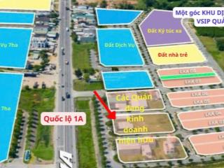 Siêu rẻ, 126m2, giá chỉ 1,18 tỷ, thuộc khu akhu dvhh vsip quảng ngãi, mở tiệm kinh doanh được ngay