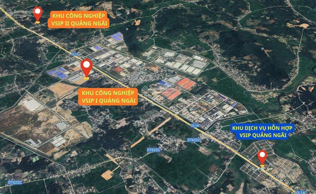 Bán lô rẻ nhất dự án, 10tr/m2 tại khu a khu dvhh vsip quảng ngãi. xây được 5 tầng. tối ưu sử dụng