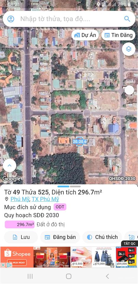 Bán siêu phẩm khu ata trung tâm phú mỹ, đối diện công viên, dt 14.5x20.6m full thổ cư giá 9,7 tỷ