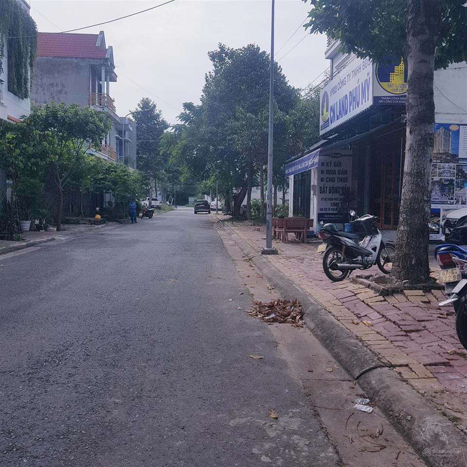 Bán đất đối diện chung cư ata trung tâm tp. phú mỹ, nhà cửa san sát, dt 5x20m full thổ giá 3.3tỷ
