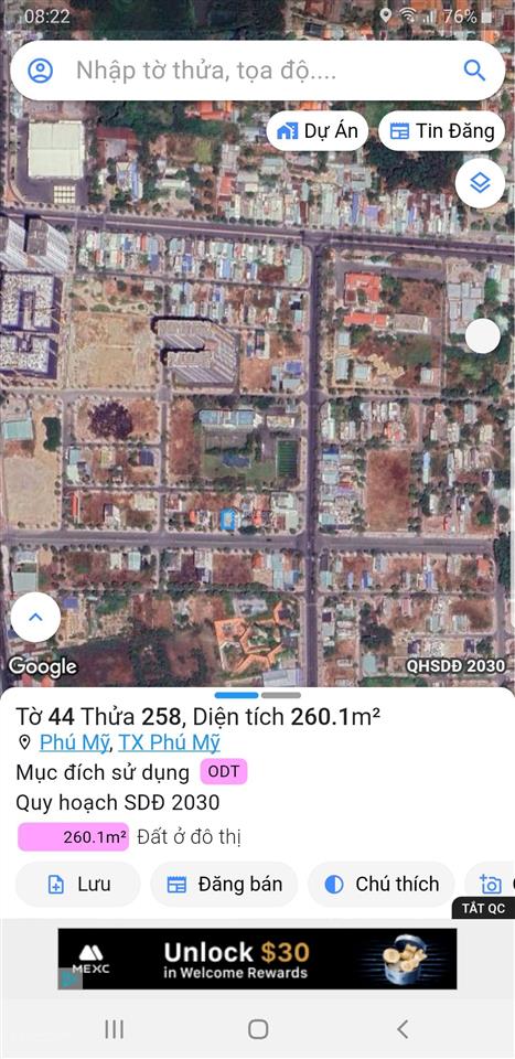 Bán lô siêu phẩm lê lợi được xây 18 tầng trung tâm phú mỹ, dt 13x20m full thổ giá 14.5tỷ giá rẻ