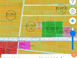 Bán đất mt đường thông rộng 6m, kp4 p. hắc dịch, phú mỹ, dt 617m2 giá 2.2tỷ full hồng giá quá rẻ