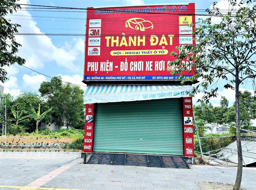 Bán siêu phẩm mt cách mạng tháng tám trung tâm phú mỹ, dân cư đông đúc, dt 5x23m full thổ giá 5.2tỷ