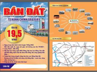 Nhận đặt chỗ có vị trí đẹp lô góc ngã 4 dầu giây quốc lộ 1a ,sổ hồng riêng,tc 100% 0936 633 ***