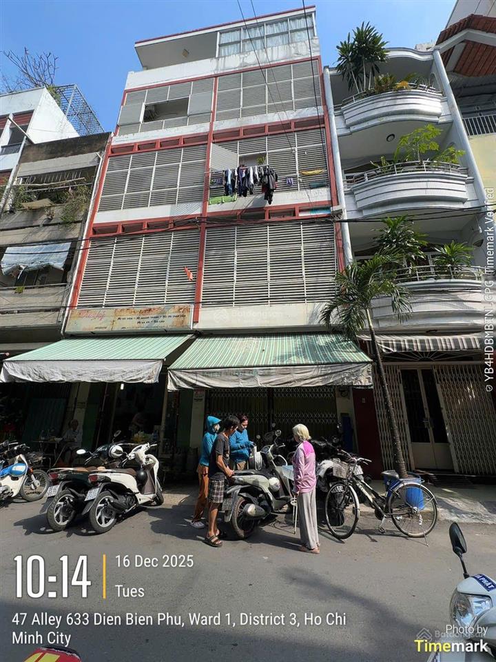 Cho thuê nhà trọ 22m2 tại 633/45 điện biên phủ, 5 triệu/th