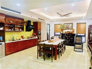 Cho thuê biệt thự mới hiện đại full nội thất kđt trung văn hancic. dt 150m x 4t, mt 12m. giá 30tr.