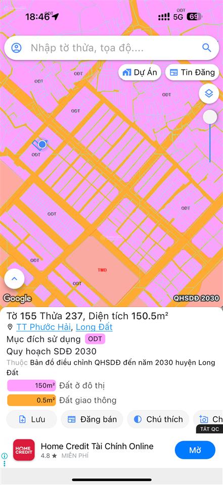 Đất tại quảng trường biển phước hải, tp hồ chí minh. cách biển 400m. chợ 300m